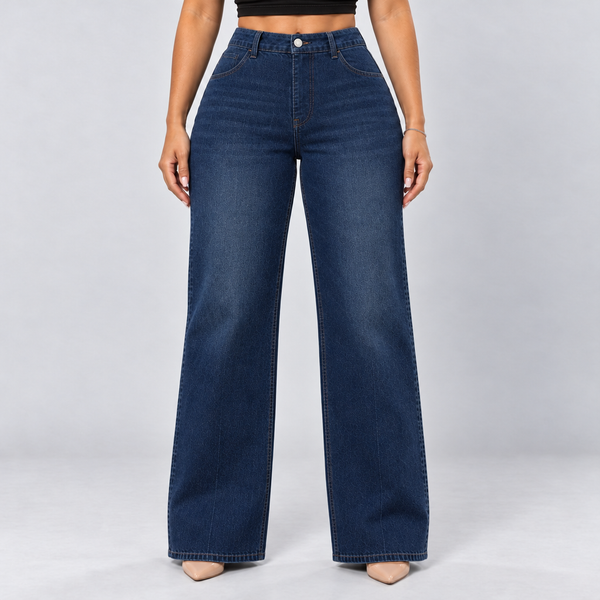 Dark Blue jeans, Front view